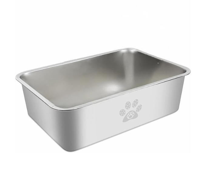 Stainless Steel Cat Litter Box High Side